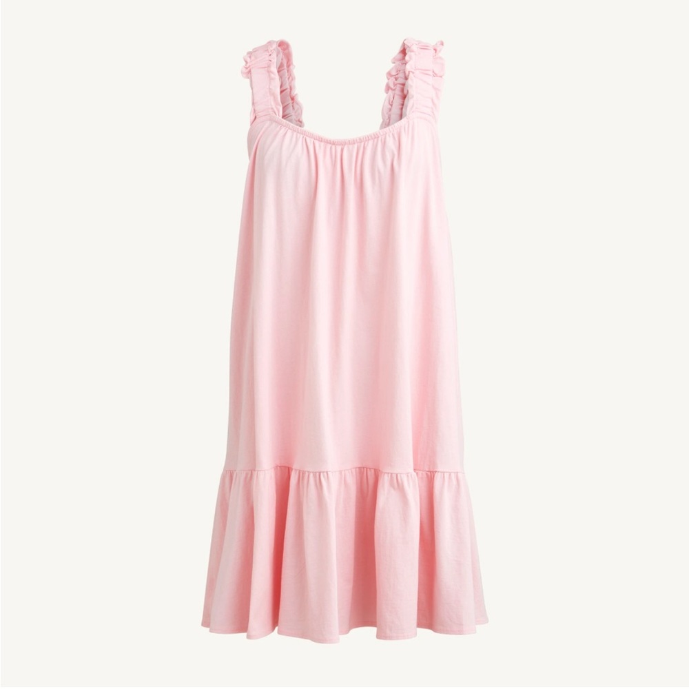 J crew broken-in jersey knit mini dress
